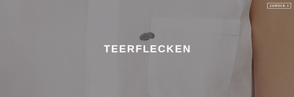 Teerflecken entfernen
